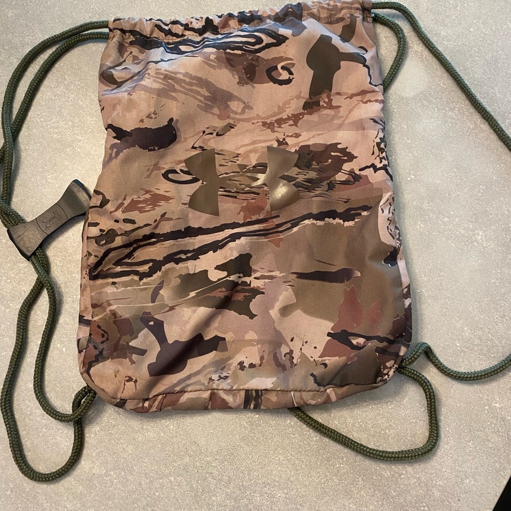 Under Armour Camouflage Drawstring Backpack